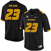 Missouri Tigers 23 Johnny Roland Black Nike College Football Jersey Dzhi,baseball caps,new era cap wholesale,wholesale hats